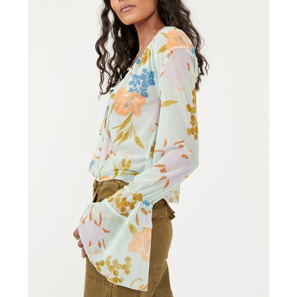 🎉LAST CHANCE🎉 NWT Free People Of Paradise Top / Mint Combo - Picture 2 of 6